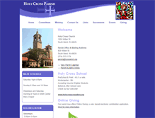 Tablet Screenshot of hcssparish.org